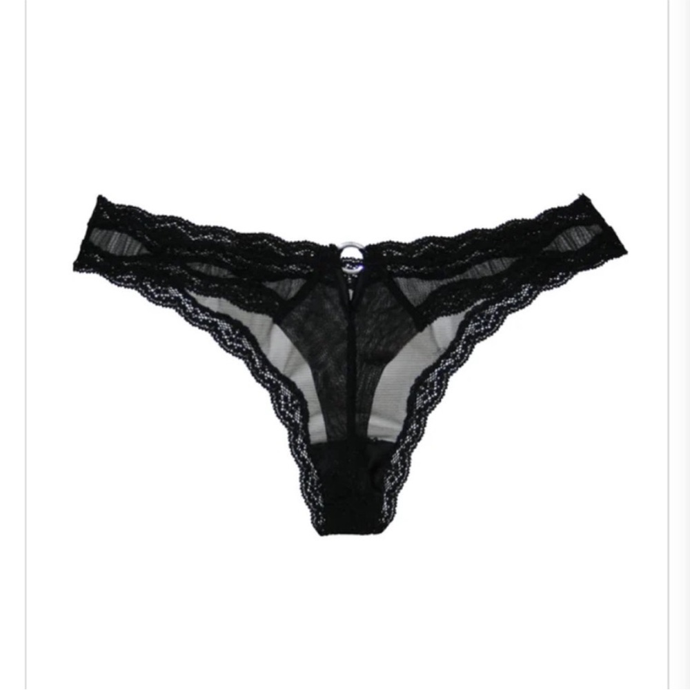 Fleur Du Mal Sheer Tulle Thong